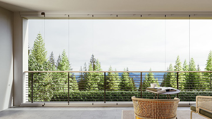 Les vitrages panoramiques coulissants